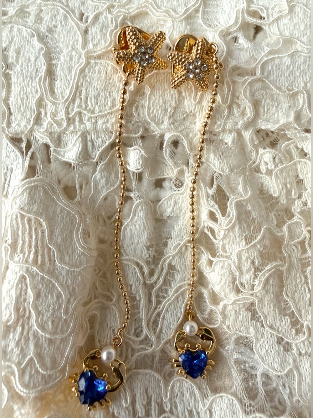 Kate Spade Sea Star Linear Earrings